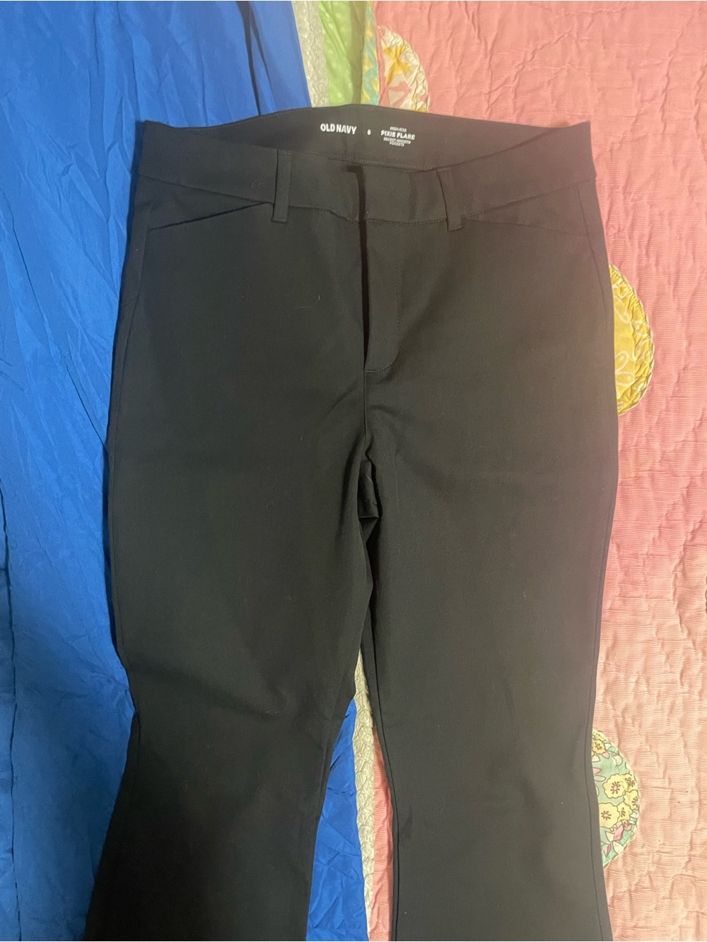 Old Navy Black Women's Boot-Cut Dress Pants